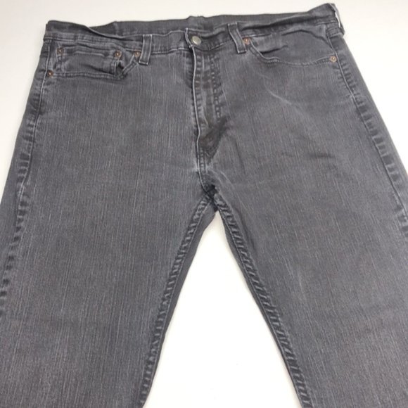⭐ HOST PICK ⭐ MENS LEVI BLACKWASH 505 REGULAR FIT JEANS 36x30 🇺🇸 - Picture 5 of 10